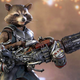 Illustration for article titled Hot Toys Rocket Raccoon Comes With a Blaster Thats Almost Bigger Than He Is